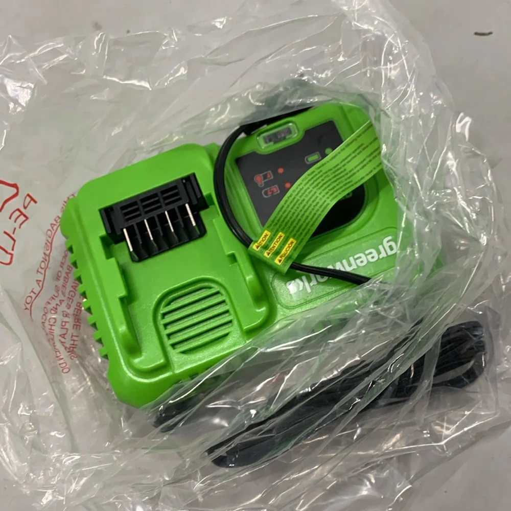 Greenworks 40V 5A Rapid Charger，for All Greenworks 40V Battery